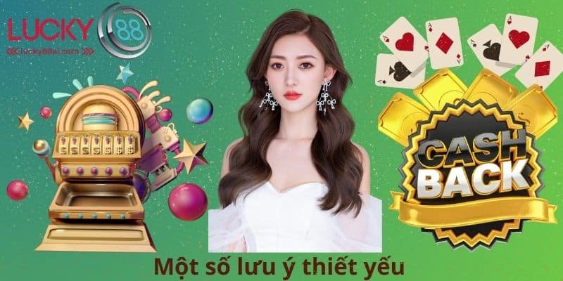 Một số lưu ý thiết yếu 
